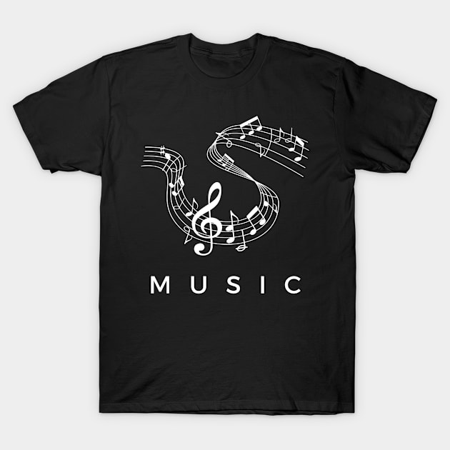 Music Notes T-Shirt by yapp